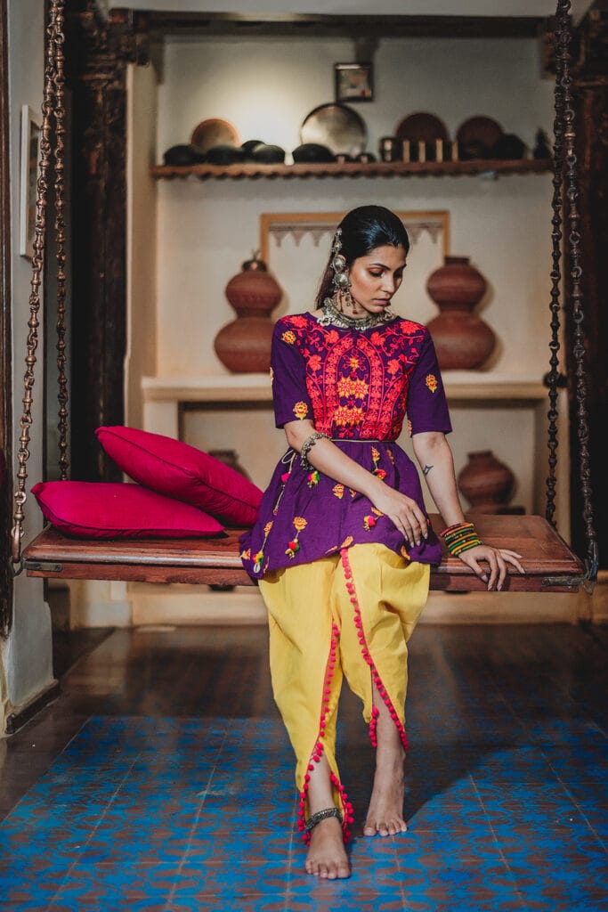 f labels mesmora kedia dhoti collection
