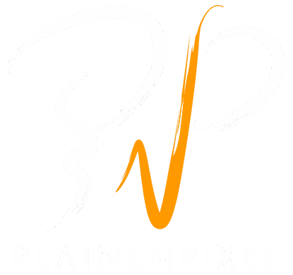 plainenpixel logo white orange
